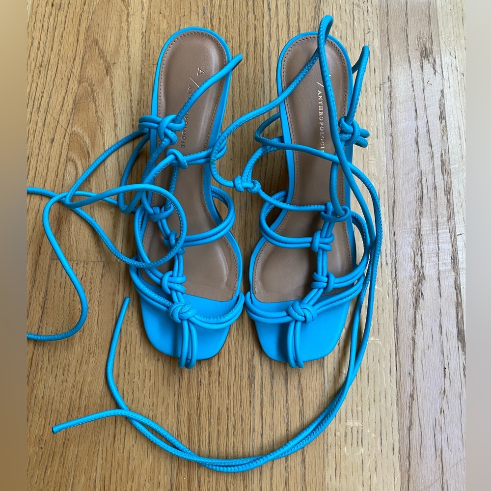 Anthropologie Strappy Heels